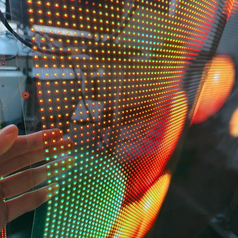Is the installation of adhesive transparent led film curtain walls difficult?